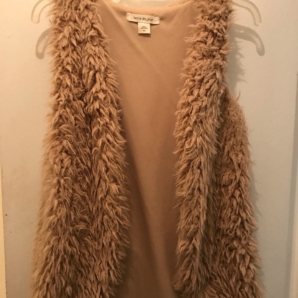 Belle Du Jour- Faux fur vest